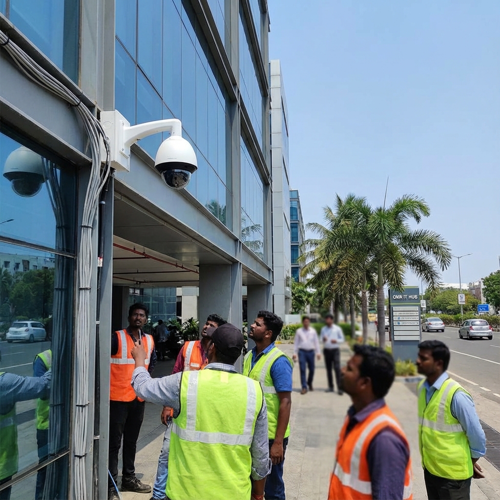 Security Camera Installation on OMR