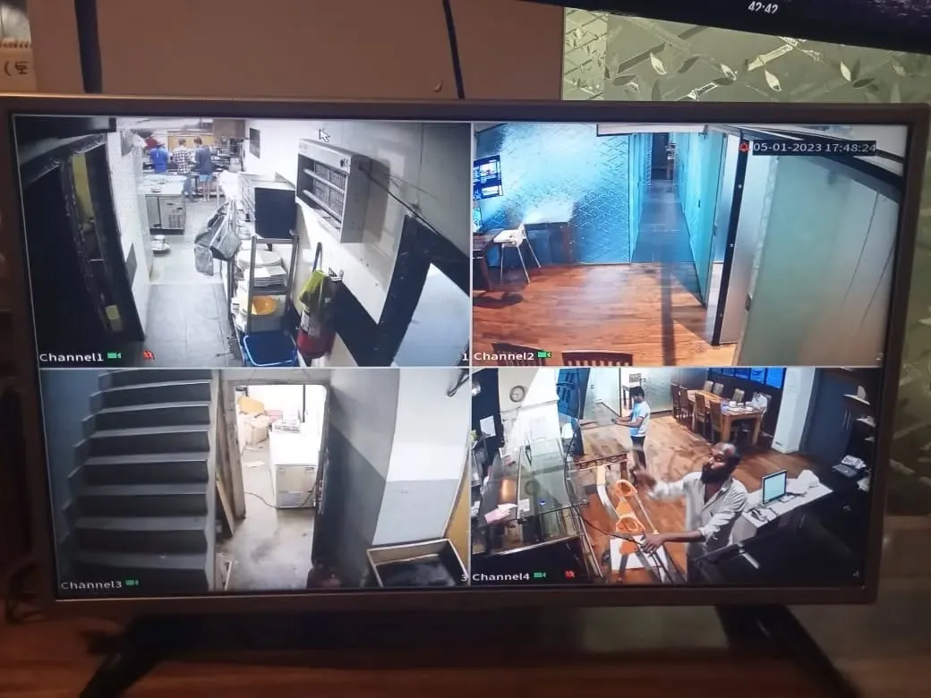 Today's Work of Dahua 2MP HD Camera at Esthell Hotel, Adyar.

For Enquiry:🌐:www.eyetechsecurit