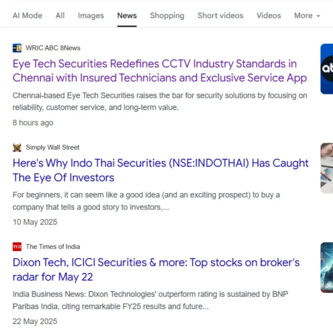 IN GOOGLE NEWS @8news 

https://www.wric.com/business/press-releases/ein-presswire/845541632/eye-tec
