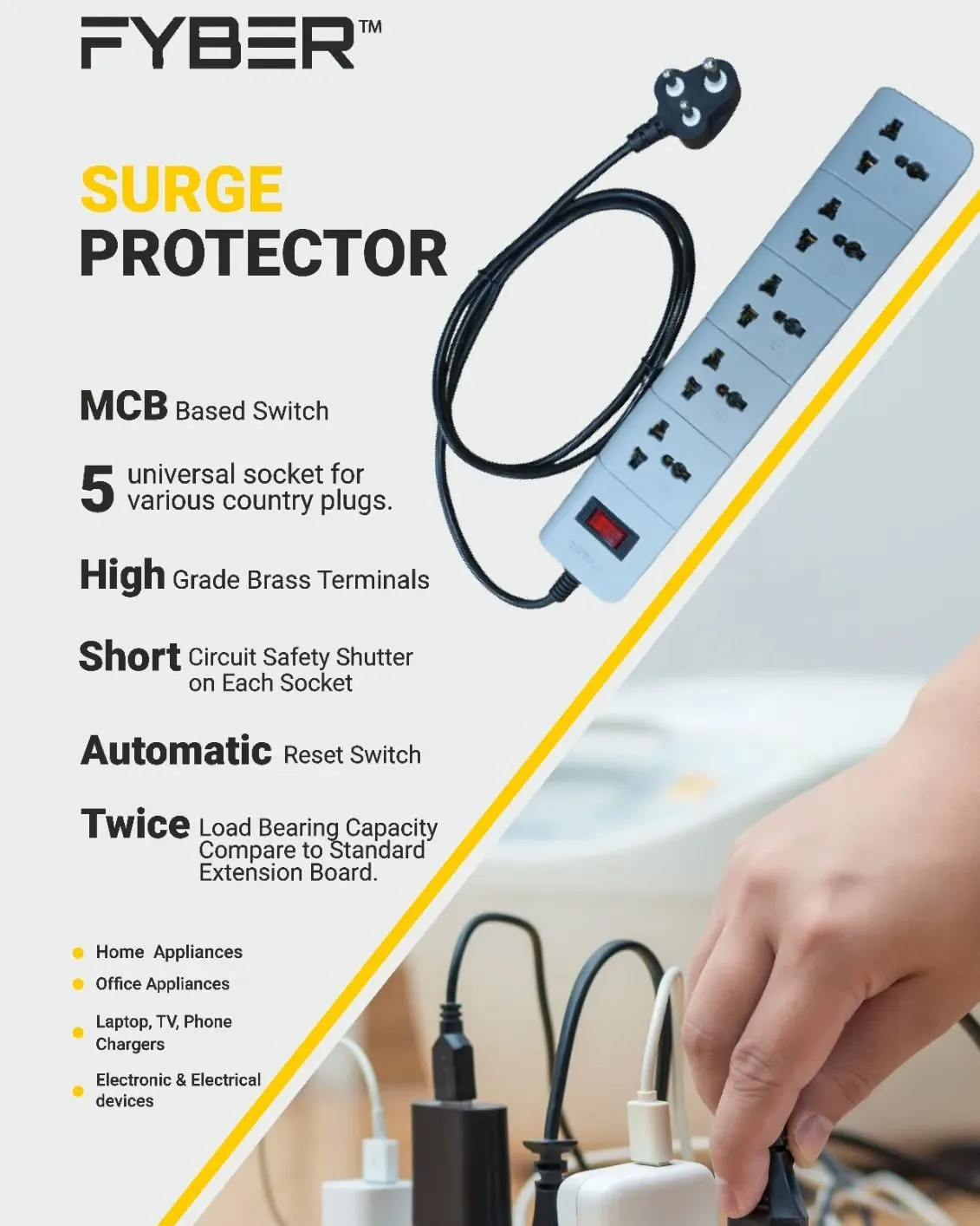 Fyber Power Manager/Spike Box with Surge Protection.

For Enquiry:🌐:www.eyetechsecurities.in,☎️:996