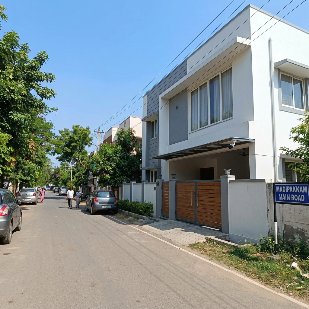 CCTV Camera Installation in Madipakkam Residential Area