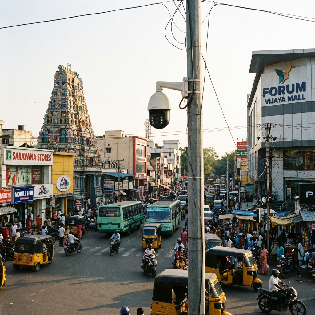 CCTV Camera Installation near Vadapalani Temple